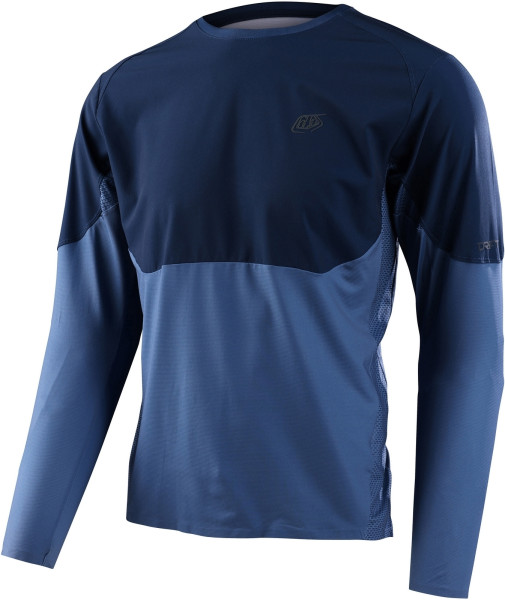 Troy Lee Designs Drift LS Jersey Men, Blue Mirage