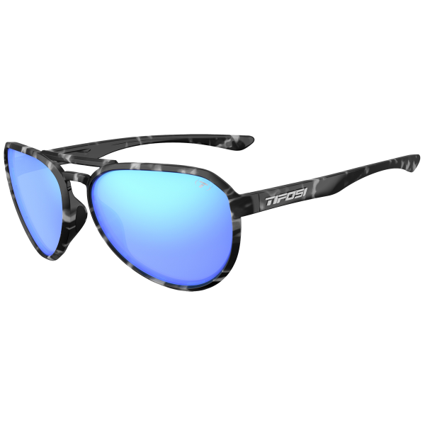 Sonnenbrille, SELCA, Black Tortoise, M-L, Sky Blue Mirror