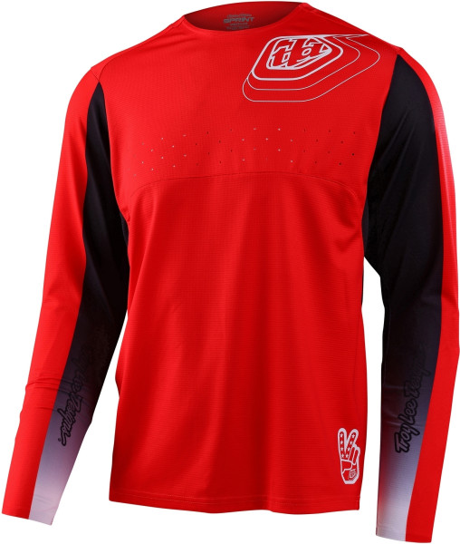 Troy Lee Designs Sprint Jersey Men, Richter Race Red