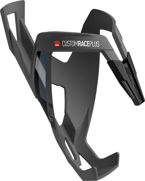 Elite Bidonhalter Custom Race Plus, Glasfasser, Durchmesser 74mm, Schwarz matt