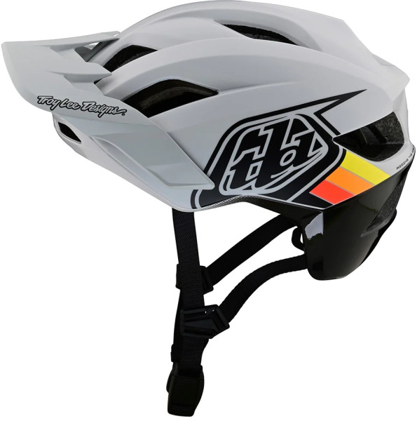 Troy Lee Designs Flowline SE Helmet w/Mips, Badge Fog / Gray