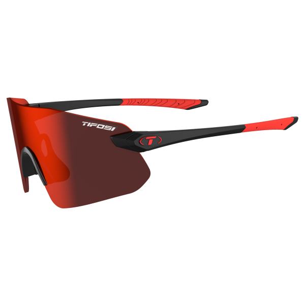 Sonnenbrille, VOGEL SL, Matte Black, L-XL, Smoke Red