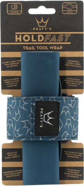 Peaty's Hold Fast Trail Tool Wrap, Blau - Ocean Blue