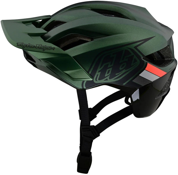 Troy Lee Designs Flowline SE Helmet w/Mips, Badge Forest / Charcoal