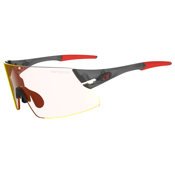Sonnenbrille, RAIL XC, Satin Vapor, L-XL, Clarion Red Fototec
