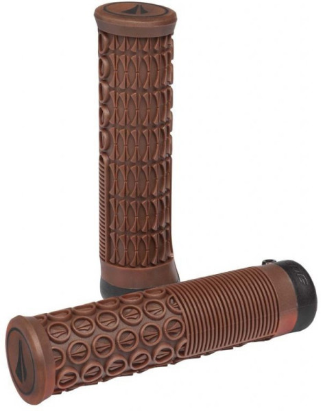 Lenkergriffe Thrice 31 Lock-On Grip, Brown Leather