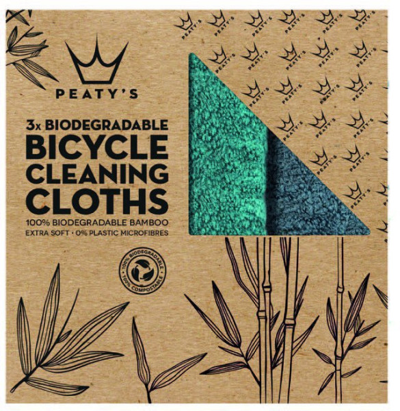 Bamboo Bicycle Cleaning Cloths, 3 Stück