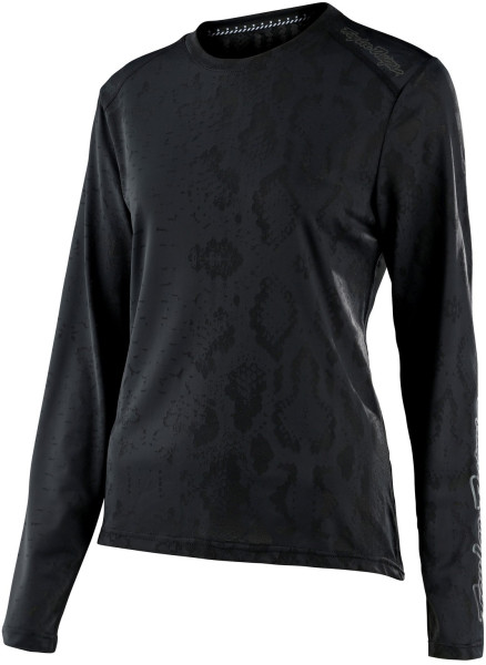 Troy Lee Designs Lilium LS Jersey Women, Snake Black