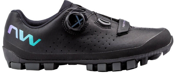 Northwave Schuhe Hammer Plus Woman, Black/Iridescent