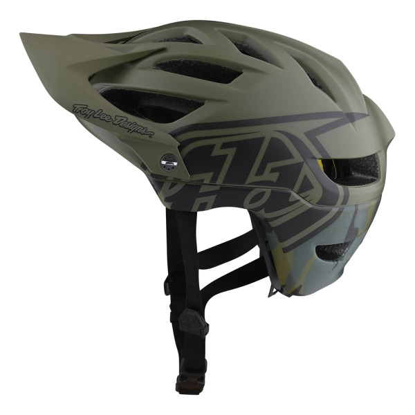 Troy Lee Designs A1 Helmet w/Mips Youth One Size, Camo Army