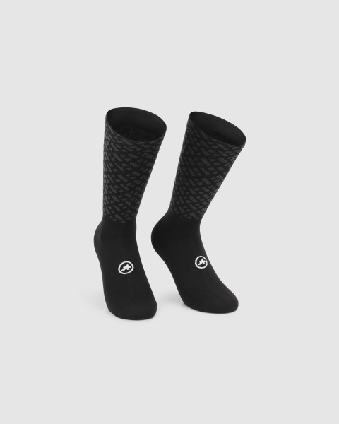 Monogram Socks BOSSxASSOS Black