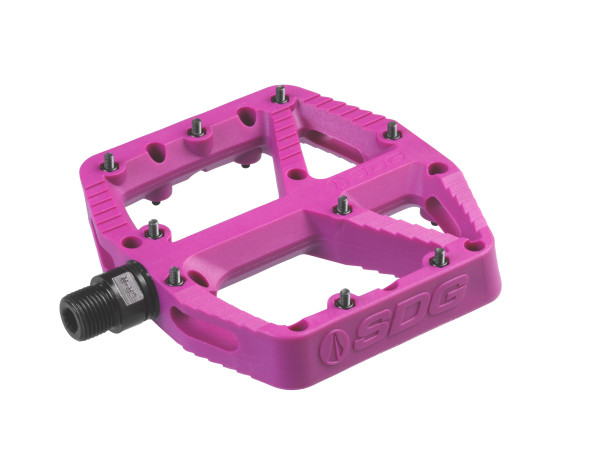 SDG COMP Pedal/pédale, 110 mm x 105 mm. Purple.