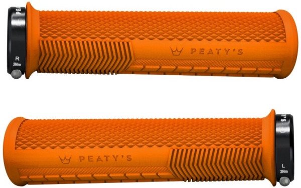 Peaty's Lenkergriffe Monarch Grip Knurl Thin, 30-32 mm Dicke, Mango