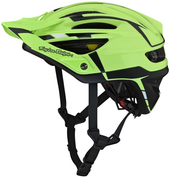 Troy Lee Designs A2 Helmet w/Mips M/L, Sliver Green/Gray