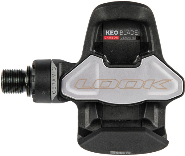 Look Pedal Kéo Blade Carbon Ti Ceramic, inkl. Cleats grau, inkl. 12 und 16 blades