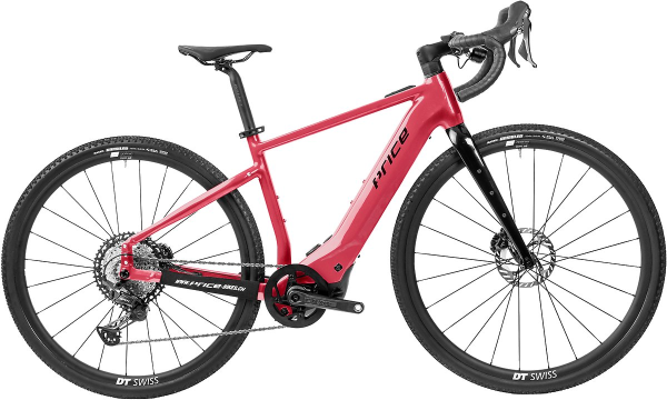 Price Perlrot e-Gravel Gr. M mit Federgabel
