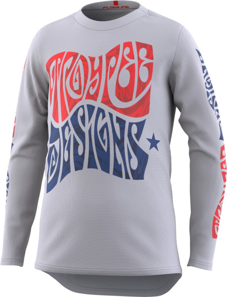 Troy Lee Designs Flowline LS Jersey Youth, Tripper Cement