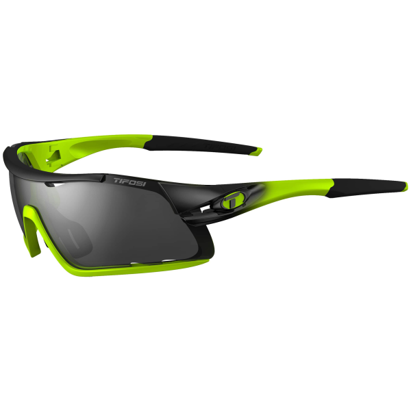 Sonnenbrille, DAVOS, Race Neon, M-L, Smoke/AC-Red/Clear