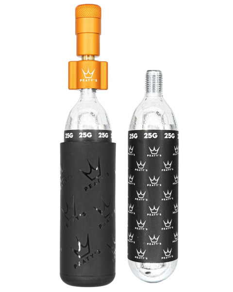 Peaty's Holeshot CO2 Tyre Inflator MTB, incl. 25g CO2, Mango