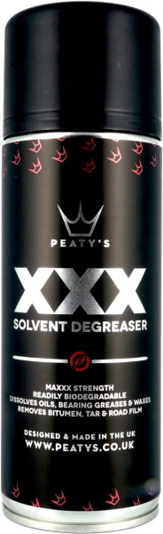 Peaty's Entfetter XXX Solvent Degreaser, 400ml Aerosol