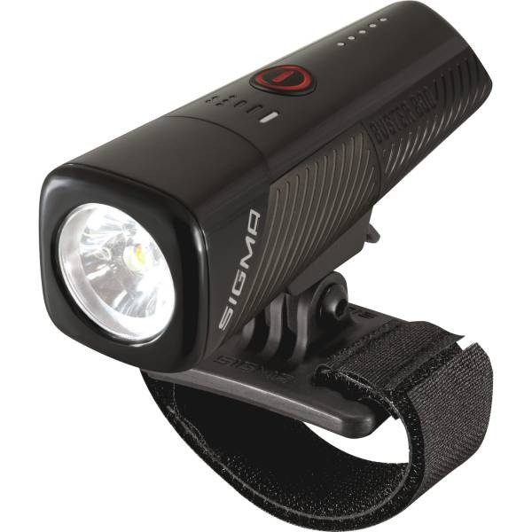 Lampe BUSTER 800 HL Helmleuchte, 19810, schwarz, 800 Lumen, USB-Ladekabel