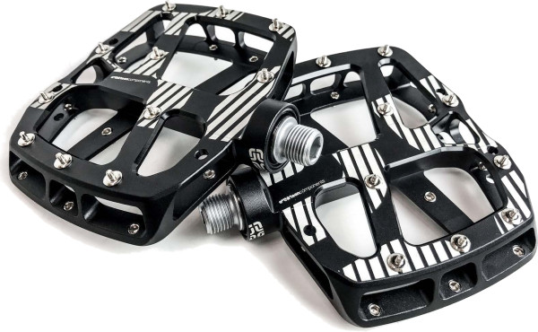 Ethirteen Pedal Plus Flat Aluminium, 22 Pins schwarz