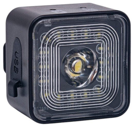 Lelumia Lampe Square Eye F 100, 100 Lumen inkl. USB-Ladekabel schwarz