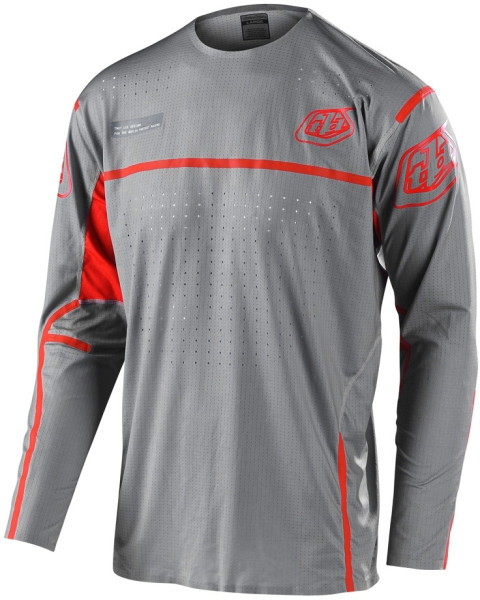 Troy Lee Designs Sprint Ultra Jersey Men, Lines Gray/Rocket Pink