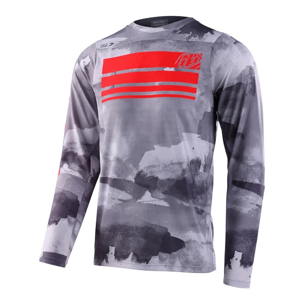 Troy Lee Designs Skyline LS Jersey Men, Blocks Cement