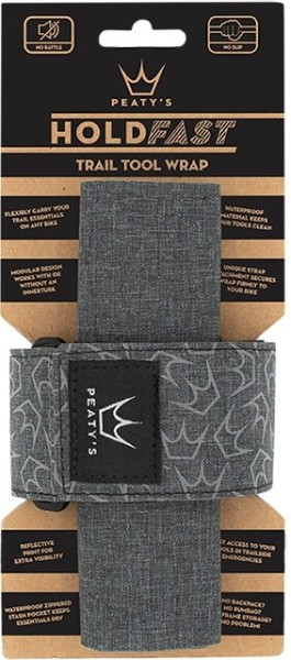 Peaty's Hold Fast Trail Tool Wrap, Grau - Slate Grey