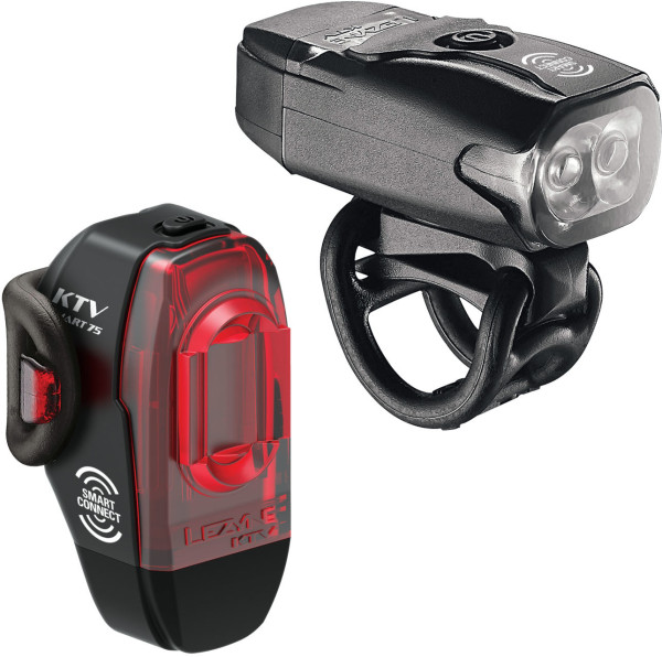 Lezyne Vorder-/Rücklicht KTV Drive / KTV Pro SMART Pair Black, 200/75Lm, 5 Mode, USB